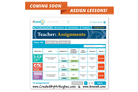 teacher assignments for students